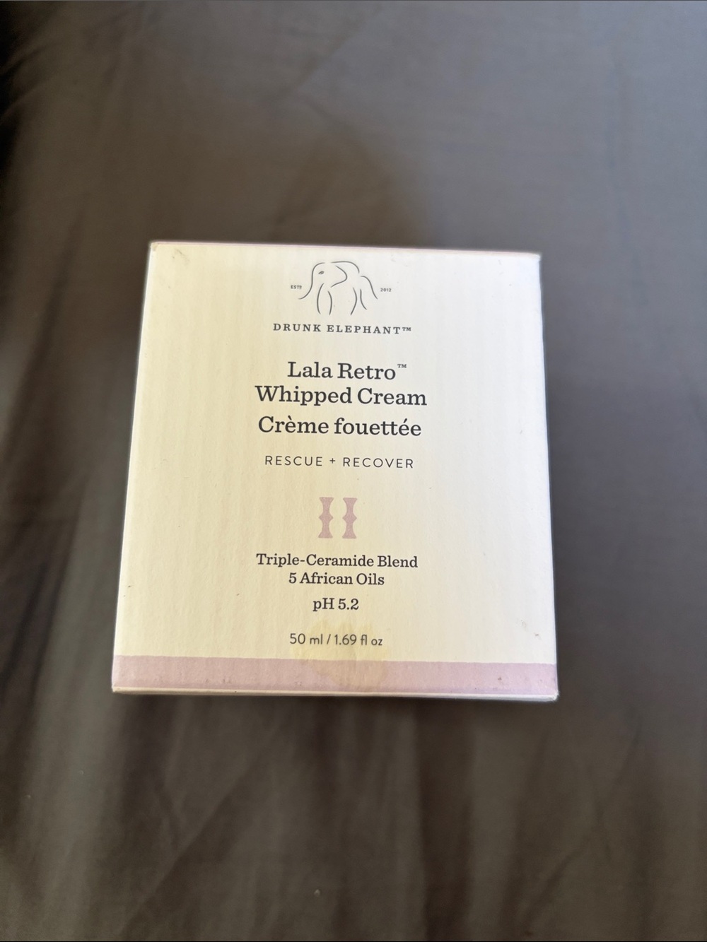 Drunk Elephant Lala Retro Whipped Cream - blush pink and cream